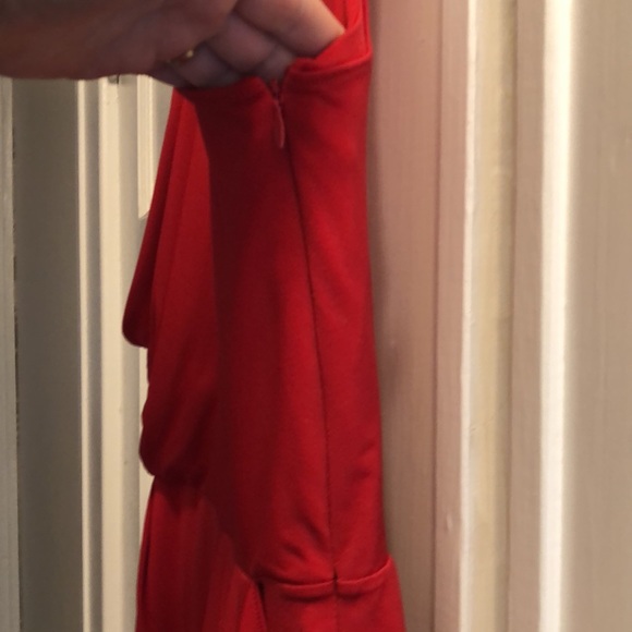 Red Calvin Klein Dress Size 12 - Picture 8 of 11